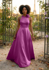 Morilee Bridesmaid 3030041 Satin Halter Neck A-line Dress