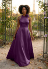 Morilee Bridesmaid 3030041 Satin Halter Neck A-line Dress