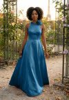 Morilee Bridesmaid 3030041 Satin Halter Neck A-line Dress