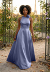 Morilee Bridesmaid 3030041 Satin Halter Neck A-line Dress