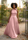 Morilee Bridesmaid 3030041 Satin Halter Neck A-line Dress