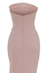 MNM Couture B1171 Rayon Crepe Straight-Across Neck Dress