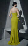 MNM Couture B1188 Crepe Chiffon Ruffled Strapless Long Gown