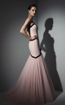 MNM Couture B1203 Crepe Tulle Sweetheart Neck Strapless Gown