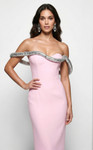 MNM Couture B1233 Sweetheart Neck Off-shoulder Sheath Gown