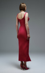 MNM Couture E0109 Stretch Crepe Square Neck Sleeveless Gown