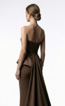 MNM Couture E0146 Strapless Sleeveless Sheath Fitted Gown