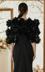 MNM Couture F02944 Crepe Rich Taffeta Strapless Jacket Gown