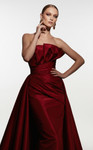 MNM Couture F03006 Satin Strapless Floor-length Evening Gown