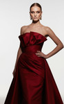 MNM Couture F03006 Satin Strapless Floor-length Evening Gown