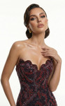 MNM Couture F03018 Beaded Sweetheart Neck Strapless Gown