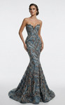MNM Couture F03018 Beaded Sweetheart Neck Strapless Gown