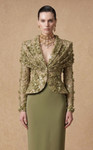 MNM Couture F03047 Embellished Long Sleeve Jacket Long Gown