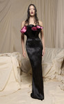 MNM Couture N0704 Sculptural Floral Strapless Fitted Gown