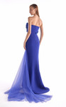 MNM Couture G2149 Satin Tulle Embroidery Strapless Gown
