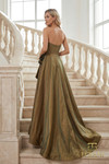 Terani Couture 262E7082 Tafetta Straight Neck Strapless Gown
