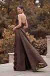Terani Couture 262E7093 Stretch Jacquard Strapless Gown