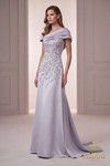 Terani Couture 262M7258 Mikado Off-Shoulder Sleeve Long Gown