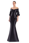 Alexander by Daymor 3309F26 3D Flower Off-shoulder Long Gown