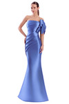 Alexander by Daymor 3312F26 Shoulder Bow Bustier Long Gown