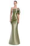Alexander by Daymor 3312F26 Shoulder Bow Bustier Long Gown
