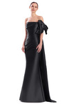 Alexander by Daymor 3312F26 Shoulder Bow Bustier Long Gown