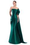 Alexander by Daymor 3312F26 Shoulder Bow Bustier Long Gown