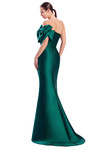 Alexander by Daymor 3312F26 Shoulder Bow Bustier Long Gown