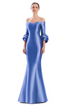 Alexander by Daymor 3320F26 Sweetheart Neck Tulip Cuffs Gown