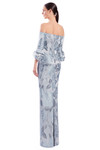 Alexander by Daymor 3321F26 Off-Shoulder Tulip Cuffs Gown