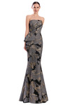 Alexander by Daymor 3326F26 Off-shoulder Draped Bustier Gown
