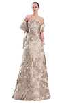Alexander by Daymor 3329F26 3D Petals Strapless Ballgown