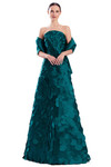 Alexander by Daymor 3329F26 3D Petals Strapless Ballgown