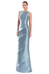 Alexander by Daymor 3348F26 Diagonal Tiers Halter Neck Gown