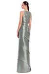 Alexander by Daymor 3348F26 Diagonal Tiers Halter Neck Gown