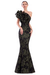 Alexander by Daymor 3353F26 Asymmetrical One Shoulder Gown