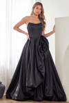 Amelia Couture 2085 Scoop Neck Strapless Pockets Ball Gown