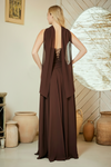 Amelia Couture 6133 Chiffon Scarf Strapless Prom Dress
