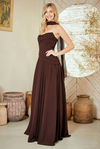 Amelia Couture 6133 Chiffon Scarf Strapless Prom Dress