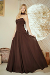 Amelia Couture 6133 Chiffon Scarf Strapless Prom Dress
