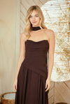 Amelia Couture 6133 Chiffon Scarf Strapless Prom Dress