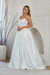 Amelia Couture 2089 Lace Embroidered Corset Strapless Dress