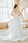 Amelia Couture 2142 Floral Lace Plunging V-Neckline Gown