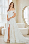 Amelia Couture 2139 Floral Lace Sweetheart Neckline Gown
