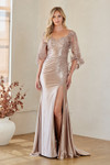 Amelia Couture 8073 Embroidered Lace Sweetheart Neck Gown