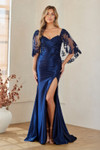 Amelia Couture 8073 Embroidered Lace Sweetheart Neck Gown