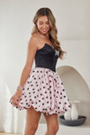 Amelia Couture 8076S Polka Dots Bubble Skirt Mini Dress