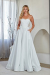 Amelia Couture 7093 Beaded Sweetheart Neck Strapless Dress