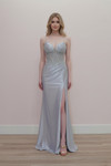 Nox Anabel D1768 Sequined Embellished Plunging V-neck Gown