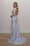 Nox Anabel D1768 Sequined Embellished Plunging V-neck Gown